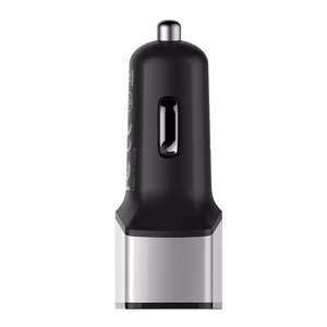 Nillkin Celerity 32 W automašīnas lādētājs ar 2 USB-A un 1 USB-C pieslēgvietu, sudraba krāsā