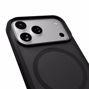 Puro Gradient TPU apvalks saderīgs ar MagSafe iPhone 17 Pro Max - melns