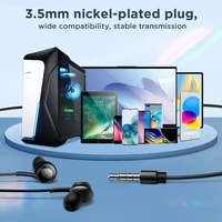 Vadu austiņas JR-EW02, ar pusi ausī (baltas)