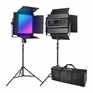 LED video apgaismojums Neewer 2 gab. 1200RGB 60W V4