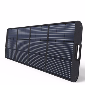 Choetech SC011 saules lādētājs 200W pārnēsājams saules panelis - melns