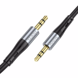 Kabelis AUX Jack 3,5 mm uz Jack 3,5 mm Hoco 1 m UPA22 melns
