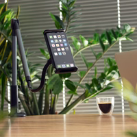 Wozinsky garš elastīgs tālruņa un planšetdatora turētājs melns (WTHBK5)