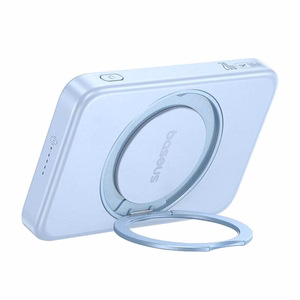 Baseus portatīvais lādētājs ar statīvu PicoGo Qi2 5000mAh 20W (zila)