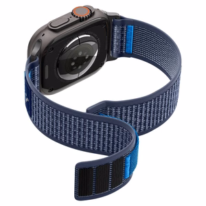 Spigen Athlex Air 2 siksniņa Apple Watch 8 / 9 / 10 / 11 / SE / Ultra (44 / 45 / 46 / 49 mm) tumši zila