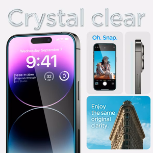 Spigen Glas.tR EZ Fit закалённое стекло для iPhone 14 Pro Max - 2 шт.