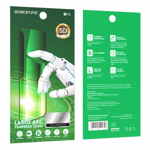 Borofone Aizsargstikls BF8 Diamond Armor Pilns Ekrāns 5D Large Arc iPhone 15/16 - 10 gab