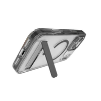 ZAGG Santa Cruz Snap KS Magnētiskais viedtālruņa apvalks ar statīvu iPhone 17 Pro Max – caurspīdīgs un melns