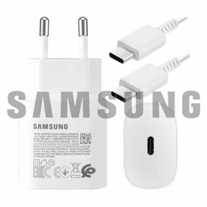 Charger Samsung EP-TA800W white 25W (incl. packing) + Type-C cable / 100% Genuine /