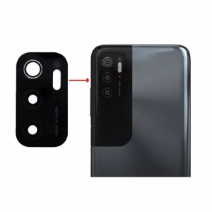 Aizmugurējās kameras lēca saderīga ar Xiaomi Poco M3 Pro 5G aizmugurējās kameras lēca