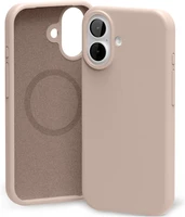 Korpuss Mercury Pure Magsafe Silicon Case Apple iPhone 17 rozā smilšu krāsā