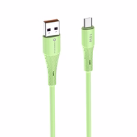 Kabelis FORCELL F-ENERGY C351 USB A uz Micro USB QC3.0 2,4A 18W Gradient 1 m zaļš (m)