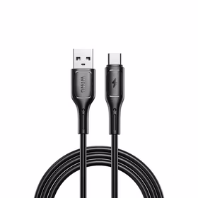 WiWU - Starlink sērijas datu kabelis Wi-C001 USB A uz USB C 2,4A - melns
