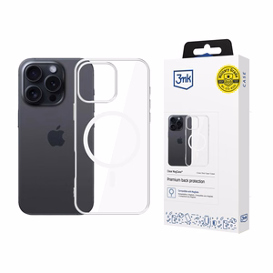 3mk Caurspīdīgs Magnētiskais apvalks Apple iPhone 16 Pro - caurspīdīgs