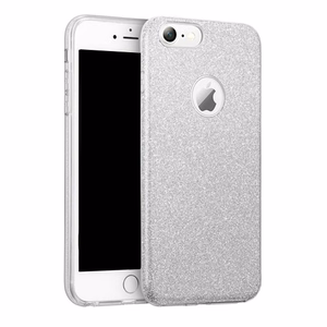 Spīdīgs viedtālruņa apvalks IPHONE 13 PRO Sudraba