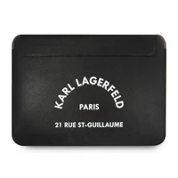 Karl Lagerfeld Sleeve KLCS133RSGSFBK 13" melns/melns Saffiano RSG apvalks