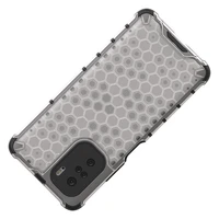 Honeycomb apvalks bruņu apvalks ar TPU buferi Xiaomi Redmi K40 Pro+ / K40 Pro / K40 / Poco F3 caurspīdīgs
