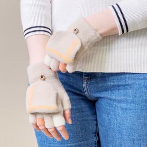 Women's/children's winter phone gloves - white