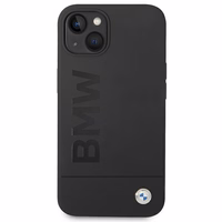 Viedtālruņa apvalks BMW BMHMP14MSLBLBK iPhone 14 Plus 6.7 "melns / melna cietais apvalks Silikona Paraksta Logotips Magnētiskais