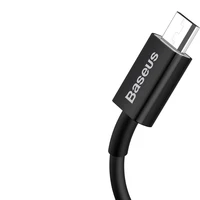 Baseus kabelis Superior USB - microUSB 1,0 m 2,0A melns