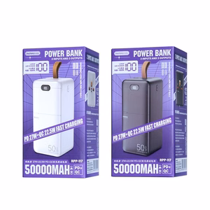 External battery Power Bank Remax RPP-117 22.5W 50000mAh black