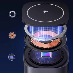 Ugreen W702 3in1 indukcijas lādētājs ar MagSafe / Qi2 un USB-C telefonam / austiņām melns