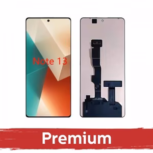 LCD displejs saderīgs ar Xiaomi Redmi Note 13 4G melns OEM