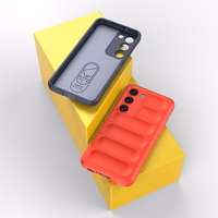 Magic Shield viedtālruņa apvalks Samsung Galaxy S23+ elastīgs bruņots pārsegs zils