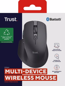 Trust Ozaa+ pele birojam labrocim RF bezvadu + Bluetooth optiskā 3200 DPI