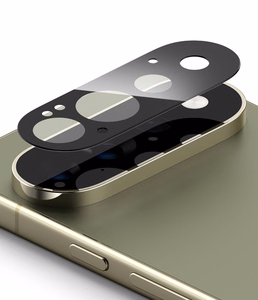 Ringke Tempered Glass kameras objektīvu aizsargs modelim Google Pixel 11 Pro, 2 gab. – melns
