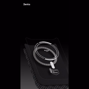Melns Benks Magnetic Armor Pro Armor Grid 600D kevlara vāciņš ar metāla rāmi (C.K.FL.AP.BK.B072), paredzēts iPhone 18 Pro / iPhone 17 Pro ar Camera Control pogu
