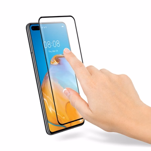 Crong 3D Armor Glass 9H rūdīta stikla ekrāna aizsargs Huawei P40, ar uzstādīšanas rāmi