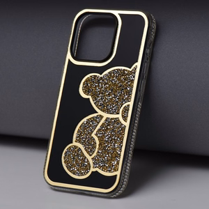 TEDDY BEAR viedtālruņa apvalks IPHONE 11 zelta
