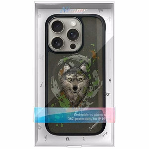 Nimmy Wilk magnētiskais viedtālruņa apvalks iPhone 16 Pro - pelēks