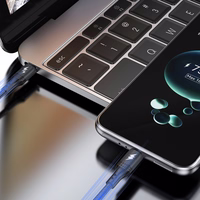 Dudao L3CC USB-C - USB-C 60W 2m pīts kabelis - melns