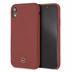 Mercedes Silicone Line чехол iPhone Xr - красный