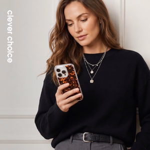 Crong Deluxe MAG Cover MagSafe vāciņš ierīcei iPhone 16 Pro, bruņurupuča bruņu raksts