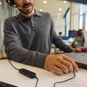 HP Poly Mission 615 USB vadu austiņas ar mikrofonu