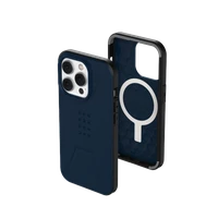 UAG Civilian Magnētiskais viedtālruņa apvalks iPhone 14 Pro - tumši zils