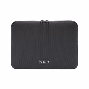 Tucano Colore2 neoprēna klēpjdatora apvalks 13 collu MacBook Air (M5/M4/M3/M2/M1, 2026–2018), 13 collu MacBook Pro un 12 collu klēpjdatoriem, melns