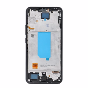 REWA OLED LCD displejs ar rāmi SAMSUNG A34 5G, melns