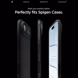 Spigen Glas.TR EZ Fit 2-komplekts rūdīts stikls iPhone 17 Air - caurspīdīgs