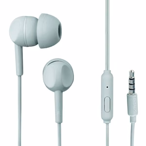 Vadu austiņas THOMSON Jack 3,5 mm ar mikrofonu EAR3005GY pelēkas