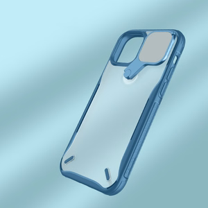 Nillkin Cyclops vāciņš iPhone 13 Pro - melns ar kameru aizsardzību un saliekamu statīvu