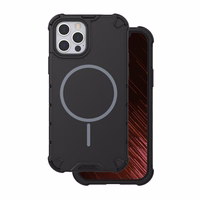 Defender 2in1 Mag maciņš for iPhone 12 6,1" melns