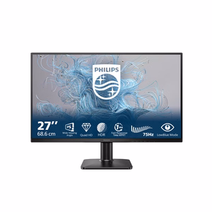 Philips 1000 series 27E2N1500L/00 monitors 68,6 cm (27") 2560 x 1440 pikseļi Quad HD LED melns