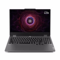 Lenovo LOQ 15ARP9 AMD Ryzen™ 5 7235HS Laptop 39.6 cm (15.6") Full HD 16 GB DDR5-SDRAM 512 GB SSD NVIDIA GeForce RTX 3050 Wi-Fi 6 (802.11ax) Windows 11 Home English pelēks