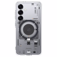 Spigen Ultra Hybrid Magnētiskais viedtālruņa apvalks Samsung Galaxy S25 Neo One - caurspīdīgs