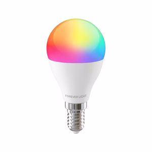 Forever Light LED лампа RGB E14 G45 5W 500lm 4000K класс F