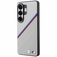 BMW Tricolor Metal Logo MagSafe Maciņš for Samsung Galaxy S26 Ultra - pelēks